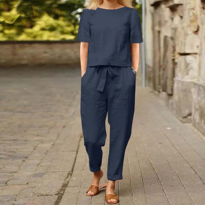 Summer oversized shirt and trousers