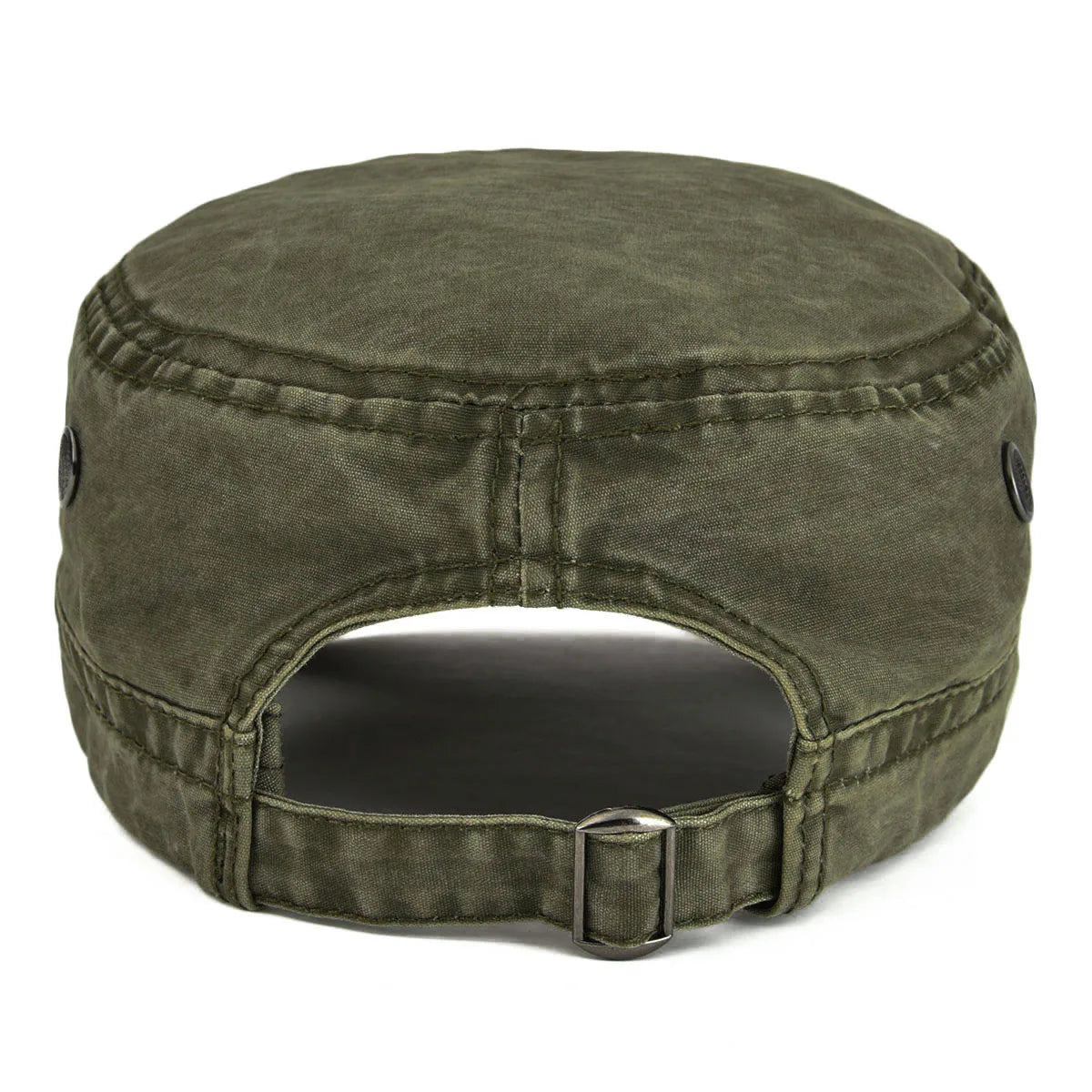 Casquette Militaire Vintage Homme en Denim Délavé avec Design Respirant Réglable