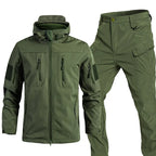 Ensemble 2PCS Veste & Pantalon ARMY à Doublure Polaire