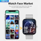Montre Connectée 2025 - Appels & Musique Bluetooth