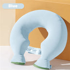 Bouillotte tour de cou en U en peluche douce — chaleur cervicales