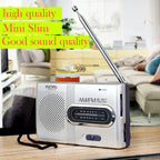 Radio AM/FM Compacte – Longue Autonomie