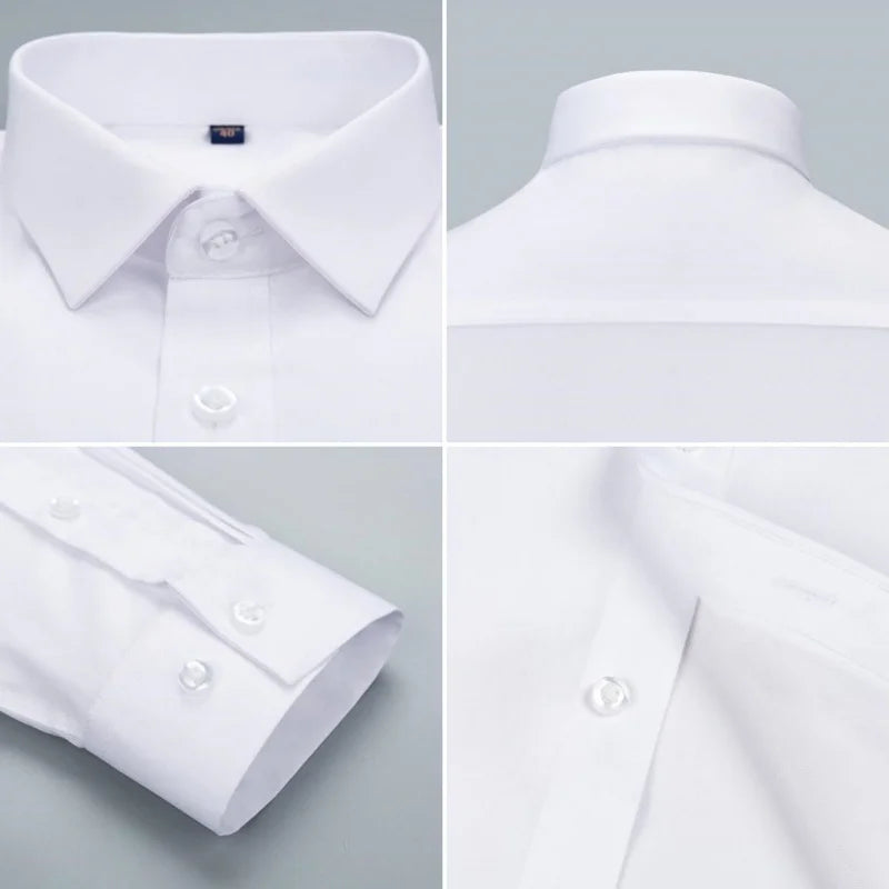 Chemise infroissable en fibre de bambou pour Homme