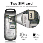 Mini Téléphone Portable SERVO B25 à Oreillette – Ultra-Compact, Double SIM, Bluetooth & Batterie Amovible 350 mAh