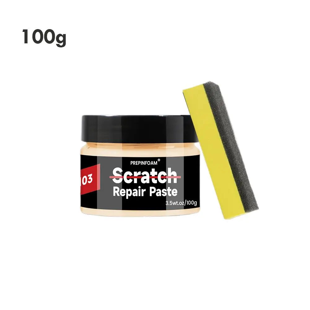 Crème de Polissage pour Éliminer Rayures de Voiture + Éponge OFFERTE