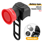 Klaxon Électronique pour Vélo & Trottinette – 5 Sons, Étanche, Compact, Puissant & Rechargeable