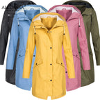 Ciré pour pluie mi-long - Femme