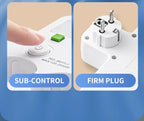 Multiprise Murale Compacte 4 Prises + USB-C