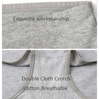 Lot de 4 culottes taille haute en coton — femme, grande taille, respirantes et gainantes