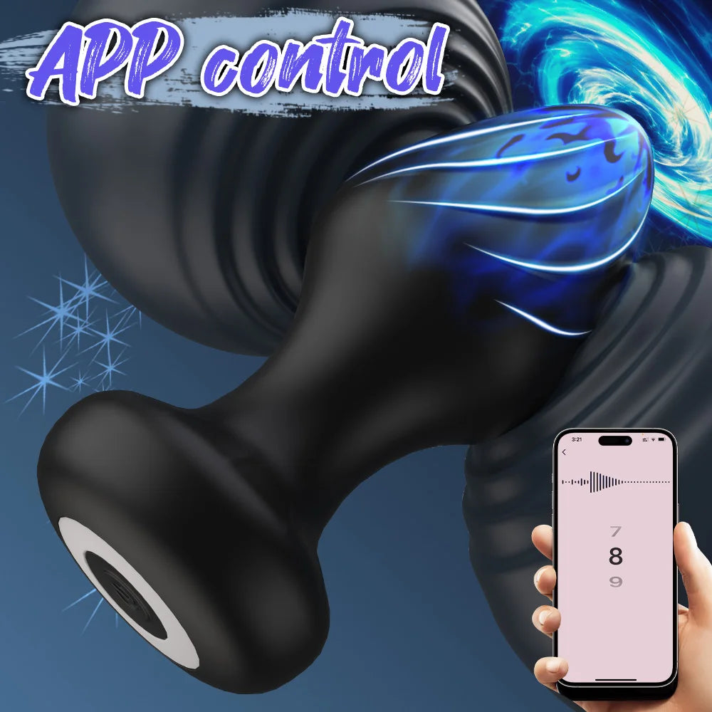 NovaPulse – Plug Anal à 9 Vibrations & Connecté avec Contrôle par Application