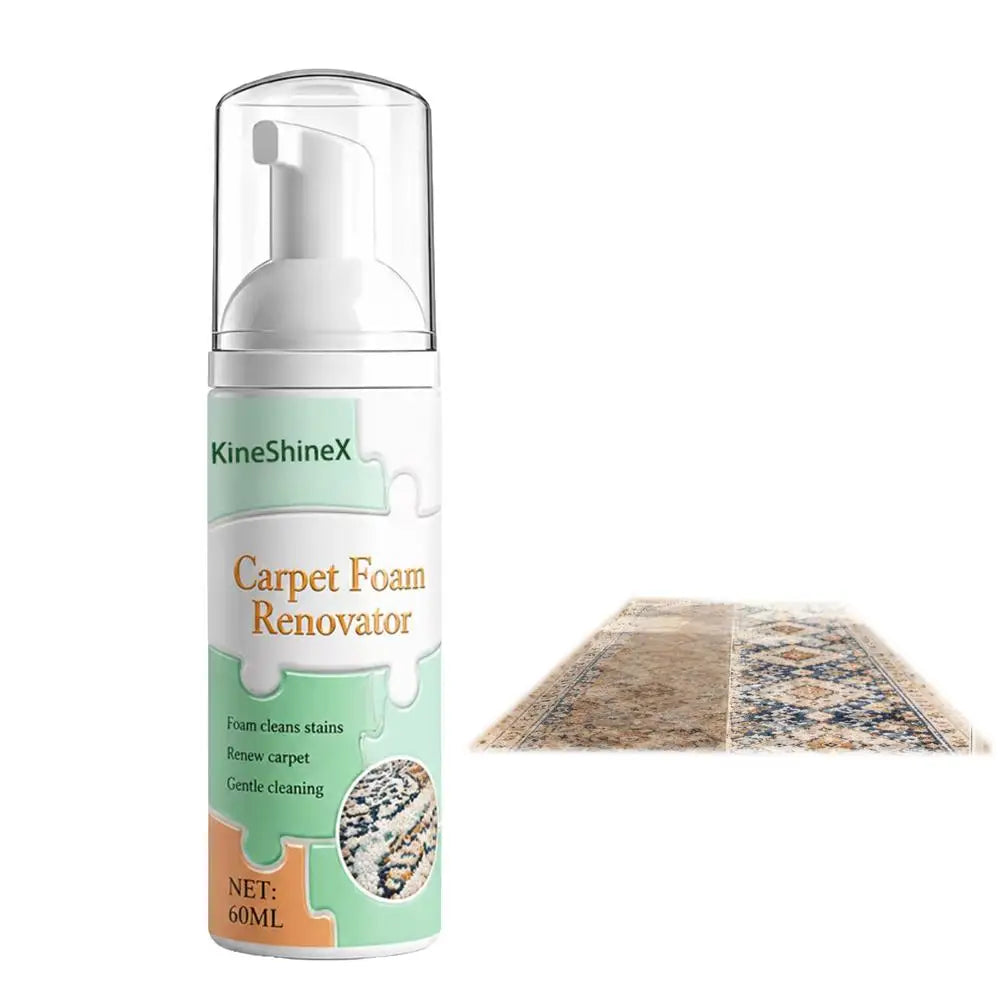 Nettoyant Détachant Mousse Lavage à Sec – Tapis, Canapé, Sièges Auto, Cuir et Tissus