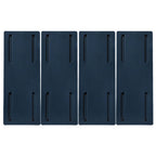 Lot de 4 Supports Muraux Coulissants Auto Adhésifs