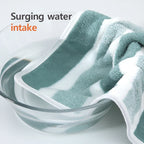 Serviette de bain rayée ULTRA absorbante et épaisse - 70x130cm