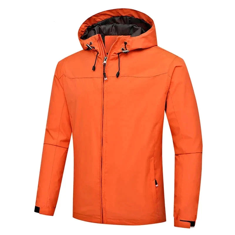 Veste imperméable à capuche pour homme