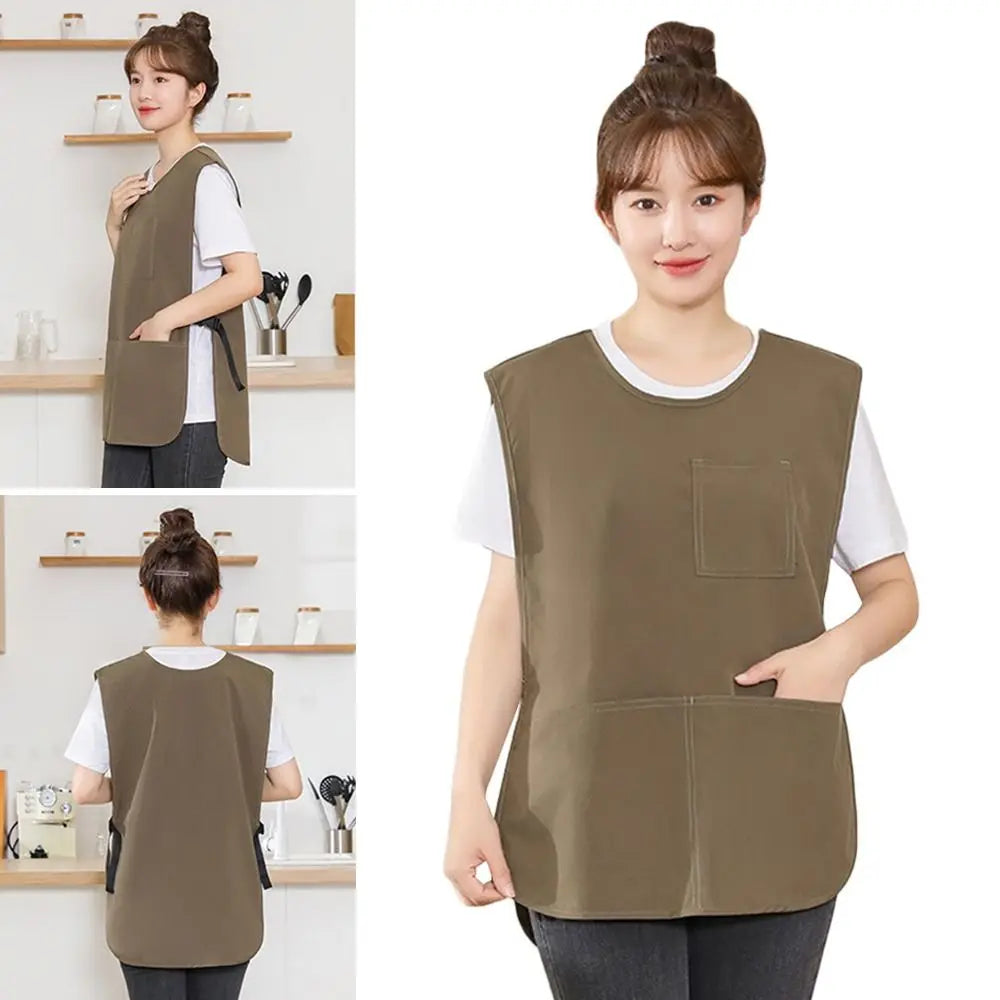 Tablier Style Gilet Imperméable et Résistant aux taches en Nylon