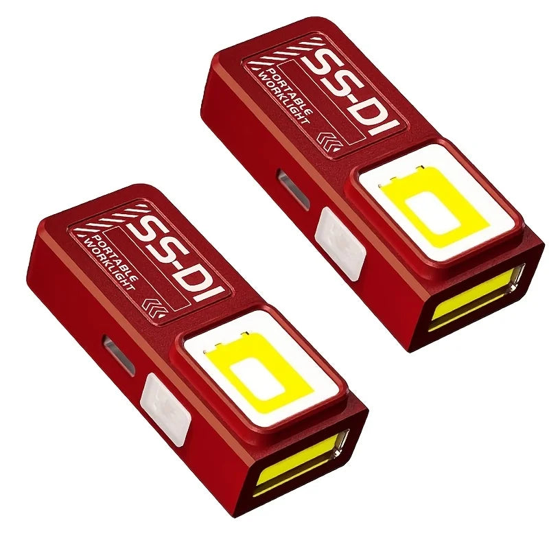 Mini Lampe Torche LED COB Rechargeable USB Magnétique – 1 ACHETÉE = 1 OFFERTE