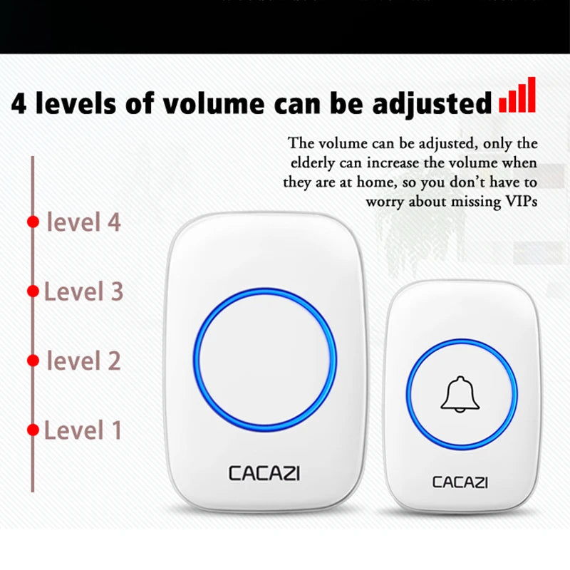 Carillon Intelligent avec 36 Mélodies & Volume Réglable