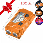 Mini Lampe Torche LED COB Rechargeable USB Magnétique – 1 ACHETÉE = 1 OFFERTE