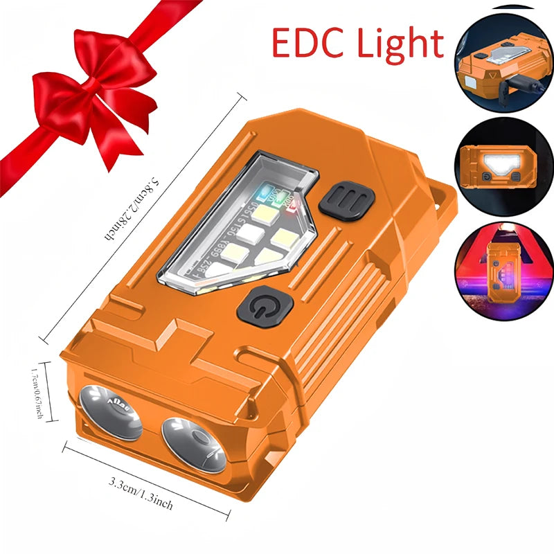 Mini Lampe Torche LED COB Rechargeable USB Magnétique – 1 ACHETÉE = 1 OFFERTE