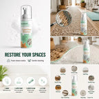 Nettoyant Détachant Mousse Lavage à Sec – Tapis, Canapé, Sièges Auto, Cuir et Tissus