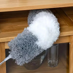 Plumeau Télescopique en Microfibre – Brosse Anti-Poussière Rétractable, Lavable & Réutilisable – Plafonds et Zones en Hauteur