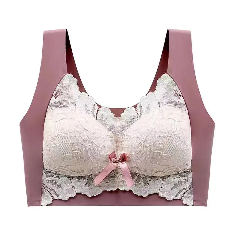 Brassière à dentelle avec larges bretelles