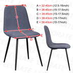 Housse de Chaise en Velours Extensible