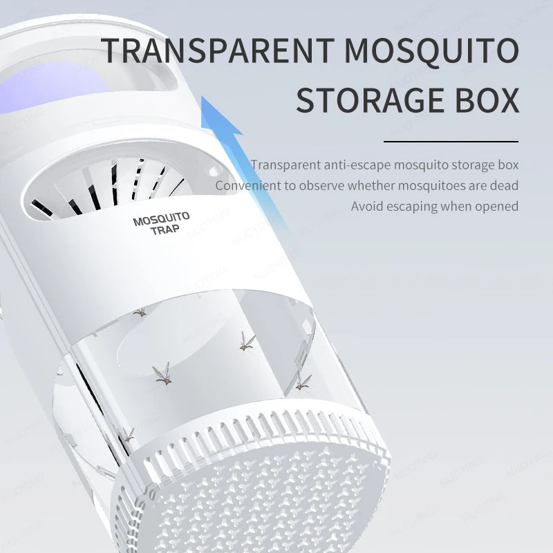 Lampe Anti-Moustiques Sans Fil Électrique Silencieuse & Rechargeable