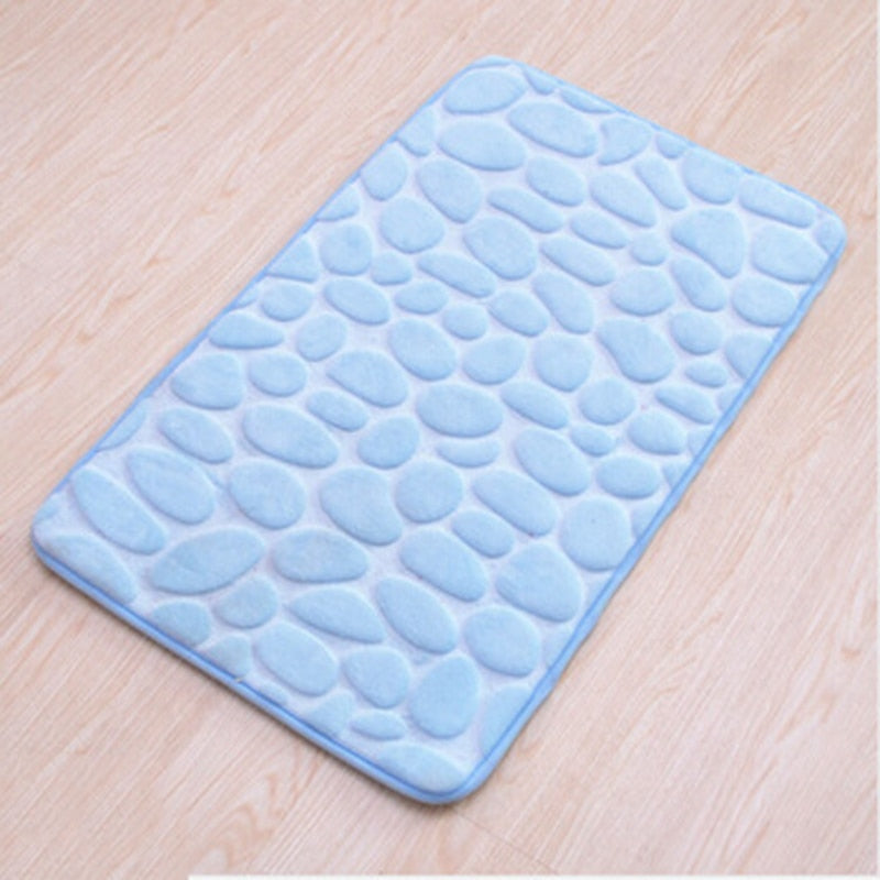 Tapis de bain pavé ultra absorbant