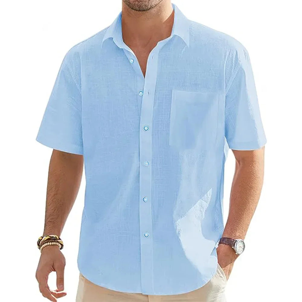 Chemise Élégante et Aérée pour les Journées Chaudes – Homme