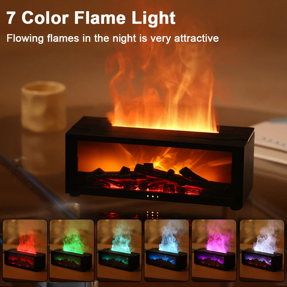 Diffuseur d’Huiles Essentielles Effet Flamme LED