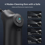 Kit de nettoyage d'oreille électrique - 4 modes de pression