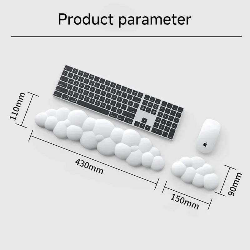 Repose-Poignet Nuage Ergonomique pour Clavier et souris