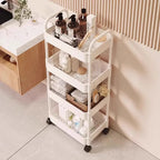 Desserte de Rangement à Multi-Étages & Roulettes