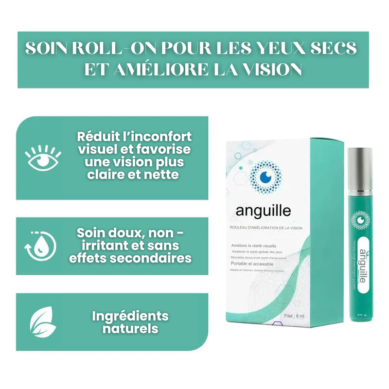 Soin Roll-on pour les yeux secs et améliore la vision