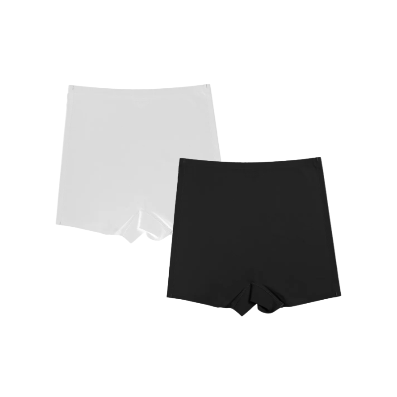 Lot de 2 Shortys Taille Haute Gainants - Soie Glacée