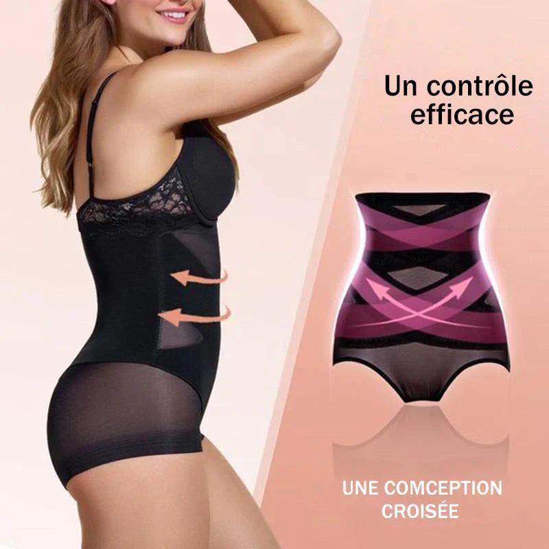 Culotte gainante invisible - Bandes croisées amincissantes