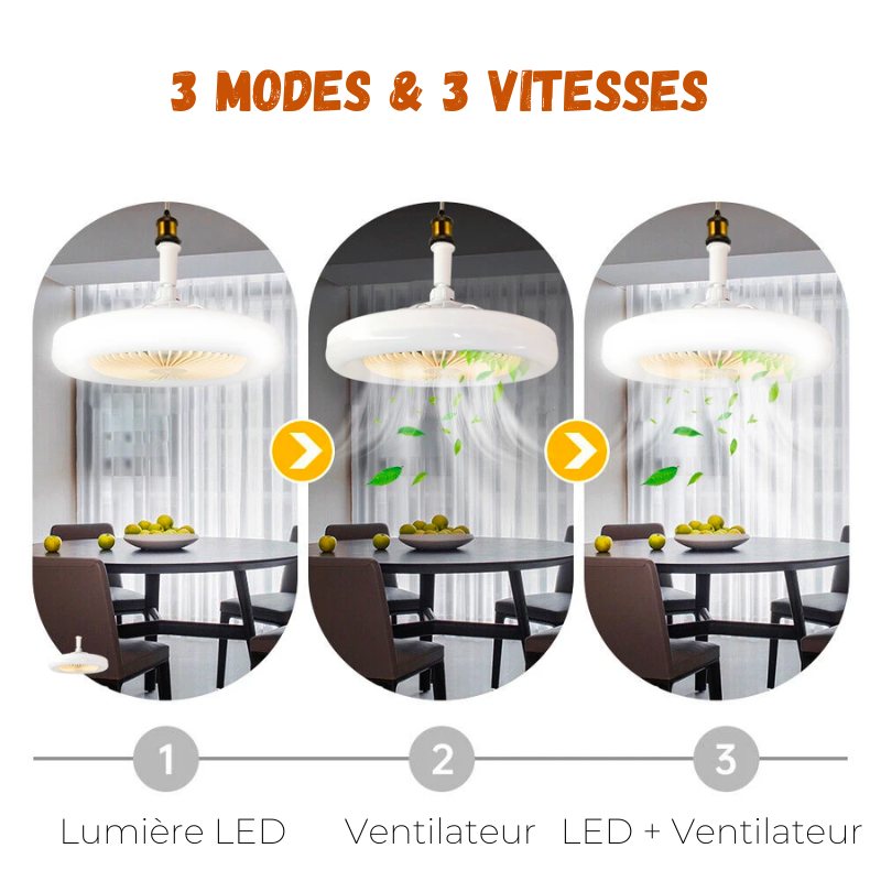 Ventilateur de plafond avec LED