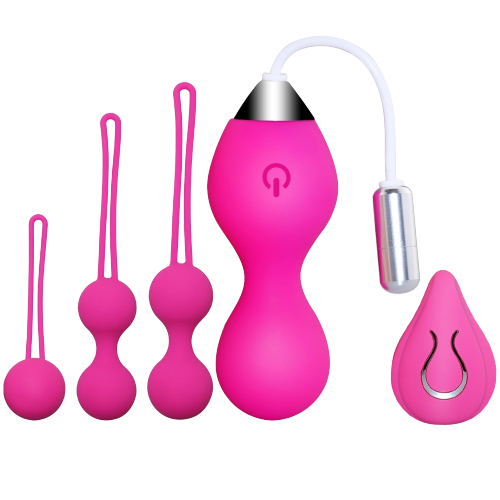 TRIO KEGEL - Kit de boules de Geisha & Vibro