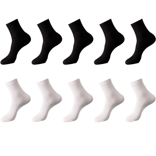 Lot de 10 Chaussettes en fibre de Bambou