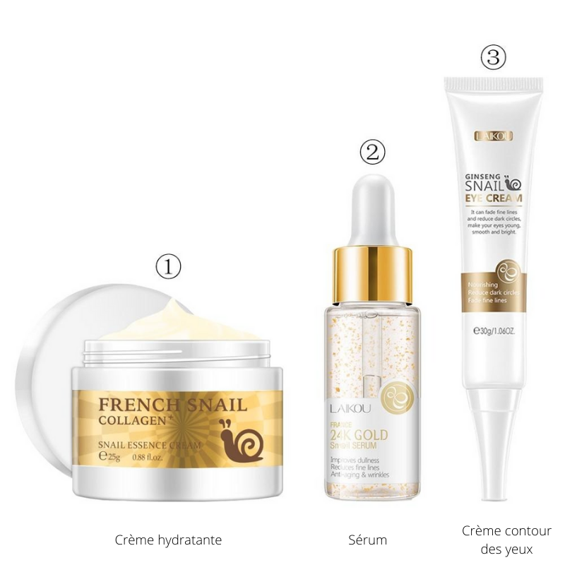 Coffret soin visage à la bave d'escargot