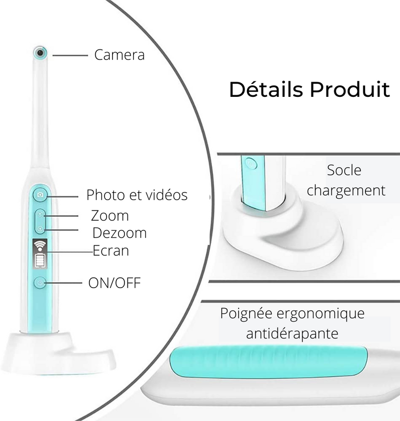 Endoscope Dentaire HD Wifi Sans fil