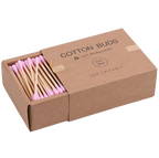 2x Cajas de hisopos de algodón de bambú