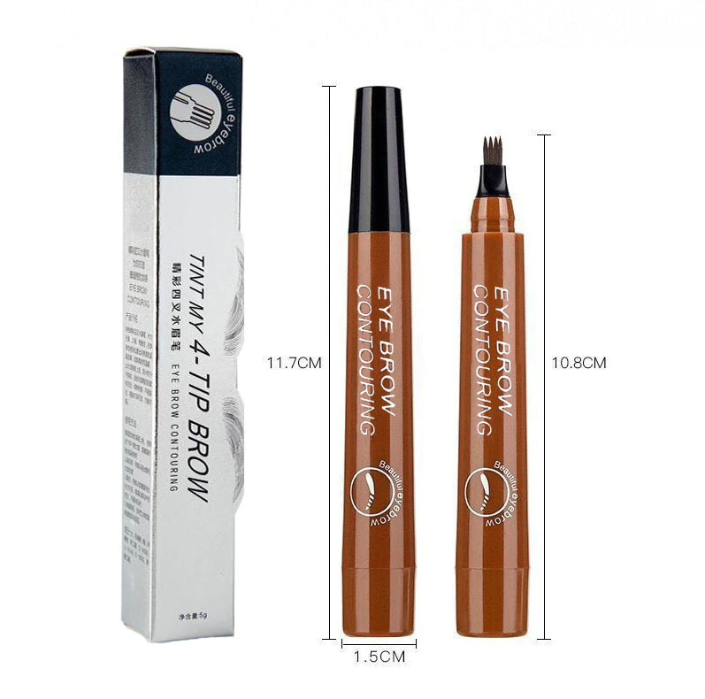 BROW PEN - Stylo feutre à sourcils 4 pointes précises - 1 ACHETÉ = 1 OFFERT