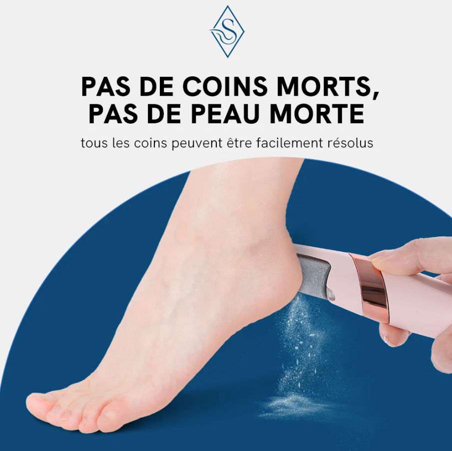 Lime électrique anti-callosité pour pied
