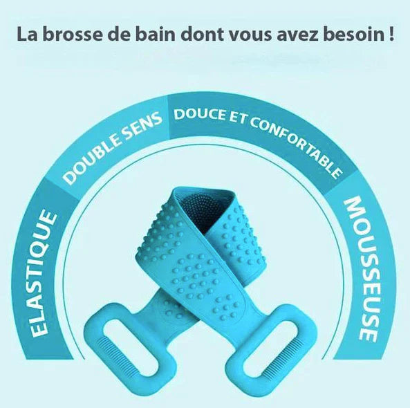 Brosse exfoliante en silicone 1 ACHETÉE = 1 OFFERTE