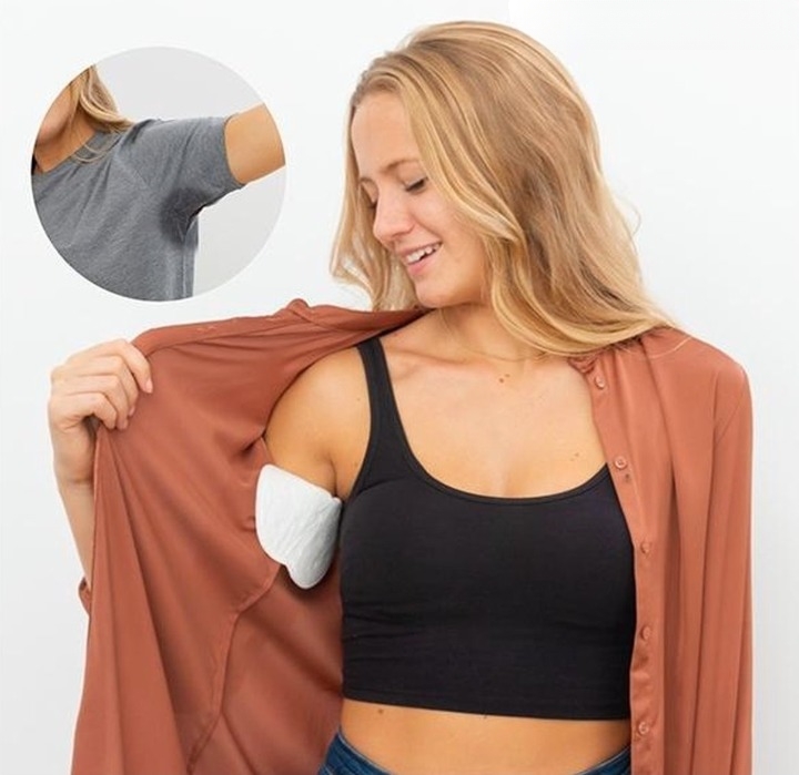 Lot de 50 Coussinets antitranspirants autoadhésifs pour aisselles