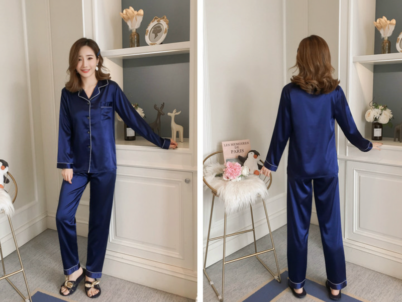 Pyjama en satin Femme