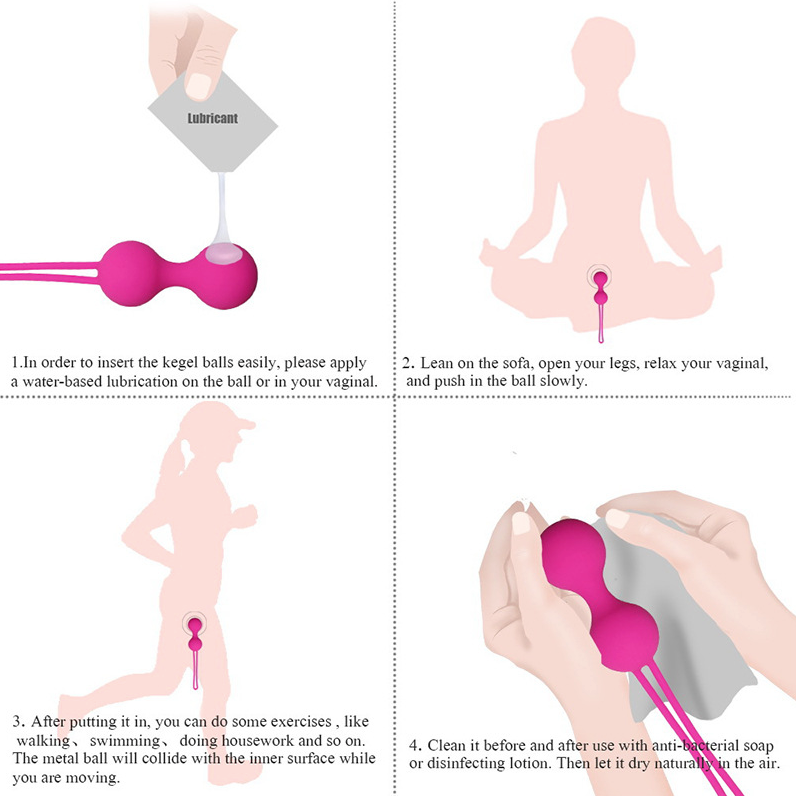 TRIO KEGEL - Kit de boules de Geisha & Vibro