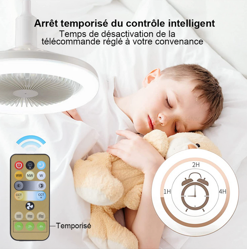 Ventilateur de plafond avec LED